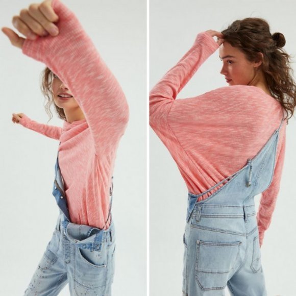 NWT Anthropologie Damiana Pink Pullover | XS - Picture 1 of 5